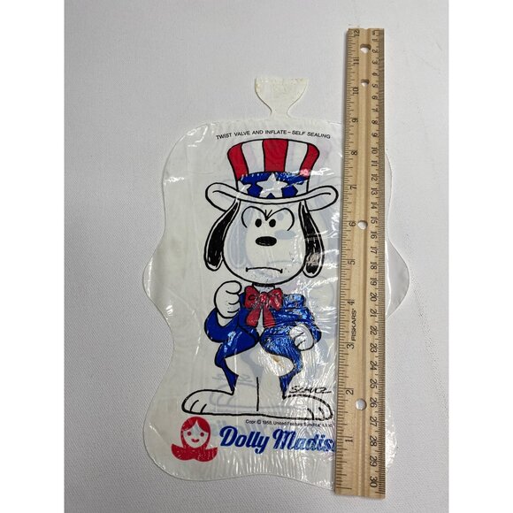 1971 Set 3 Dolly Madison Cupcakes Peanuts Snoopy Inflatables Balloons - Picture 8 of 10
